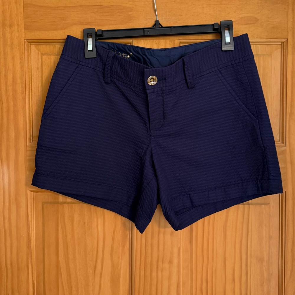 NWT Lilly Pulitzer Women's Callahan True Navy Shorts